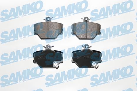 Набор тормозных колодок для SMART: FORTWO, ROADSTER, CITY-COUPE, SAMKO (5SP761)