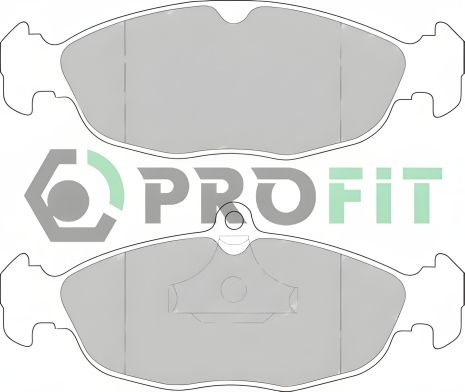 Гальмівні колодки DAEWOO NEXIA, OPEL ASTRA, OPEL CORSA PROFIT (50000732)