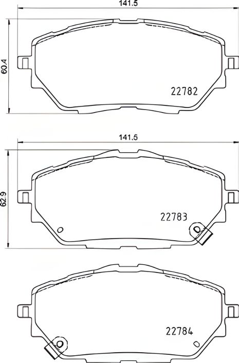 Комплект гальмівних колодок TOYOTA COROLLA, TOYOTA C-HR, BREMBO (P83171) Комплект гальмівних колодок TOYOTA COROLLA, TOYOTA C-HR, BREMBO (P83171)