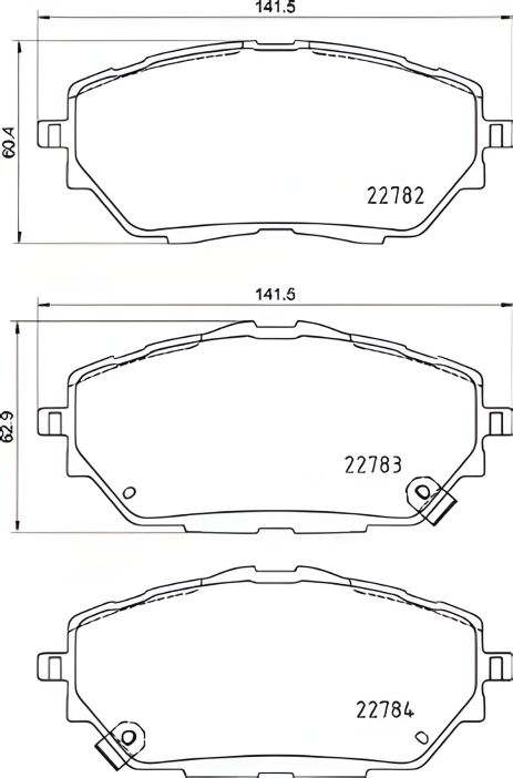 Комплект гальмівних колодок TOYOTA COROLLA, TOYOTA C-HR, BREMBO (P83171) Комплект гальмівних колодок TOYOTA COROLLA, TOYOTA C-HR, BREMBO (P83171)