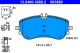 Комплект гальмівних колодок VW CRAFTER, VW AMAROK, ATE (13046038802)