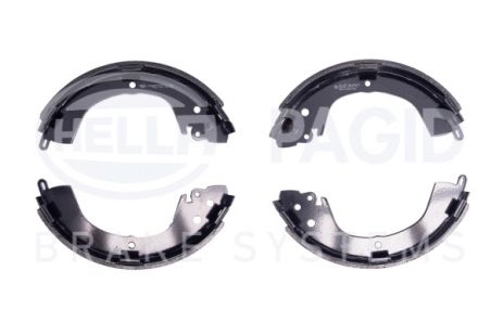 Комплект гальмівних колодок MITSUBISHI L400, MITSUBISHI DELICA, MITSUBISHI L200, HELLA PAGID (8DB355002151)
