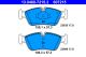 Комплект гальмівних колодок BMW 1, BMW 3, ATE (13046072152)