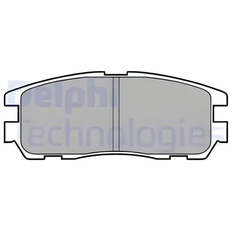 Комплект тормозных колодок для GREAT WALL, ISUZU TFR/TFS, OPEL FRONTERA, DELPHI (LP965) Комплект тормозных колодок для GREAT WALL, ISUZU TFR/TFS, OPEL FRONTERA, DELPHI (LP965)