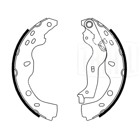Гальмівних колодок SUZUKI SX4 комплект, TRIALLI (GF4737) Гальмівних колодок SUZUKI SX4 комплект, TRIALLI (GF4737)