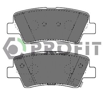 Комплект тормозных колодок SSANGYONG KORANDO, HYUNDAI ACCENT, KIA CERATO, PROFIT (50004387)