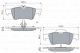 Комплект тормозных колодок MB (BBDC), MB S-CLASS, MB E-CLASS, BOSCH (0986424699)