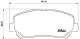 Комплект тормозных колодок MAZDA CX-5, MAZDA CX-8, BREMBO (P49045)