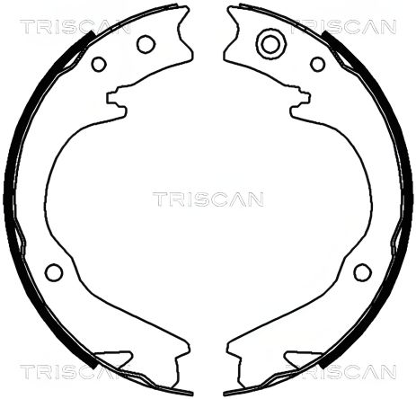 Комплект колодок гальма стоянки SUBARU IMPREZA, TRISCAN (810068003) ParkingBrakeKit