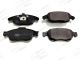 Тормозные колодки комплект PEUGEOT PARTNER, CITROËN BERLINGO, CITROËN C4, CHAMPION (573192CH)