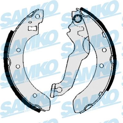 Комплект тормозных колодок FORD ESCORT, FORD ORION, SAMKO (84800)