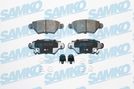 Комплект тормозных колодок CHEVROLET CORSA, OPEL ASTRA, SAMKO (5SP699)
