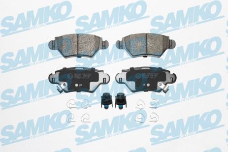 Комплект гальмівних колодок CHEVROLET CORSA, OPEL ASTRA, SAMKO (5SP699)