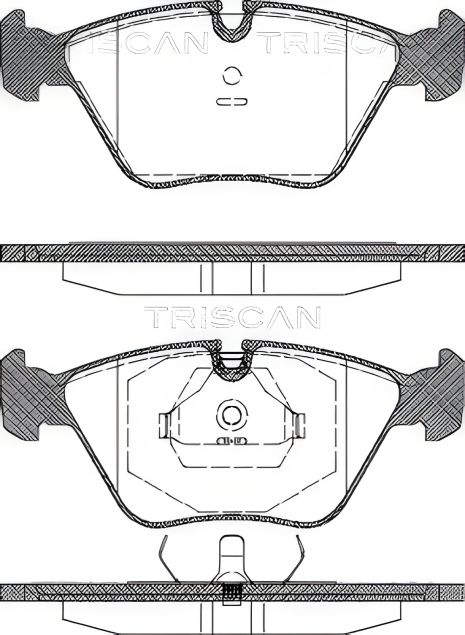 Комплект гальмівних колодок для DAIMLER DAIMLER, JAGUAR XJ, JAGUAR XK, TRISCAN (811010001) Комплект гальмівних колодок для DAIMLER DAIMLER, JAGUAR XJ, JAGUAR XK, TRISCAN (811010001)