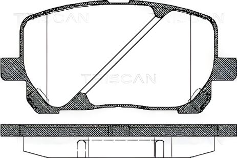 Гальмівні колодки комплект TOYOTA MATRIX, TOYOTA AVENSIS, TRISCAN Гальмівні колодки комплект TOYOTA MATRIX, TOYOTA AVENSIS, TRISCAN