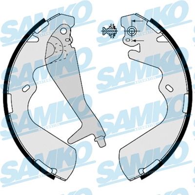 Комплект гальмівних колодок GALLOPER GALLOPER, HYUNDAI TERRACAN, HYUNDAI PORTER, SAMKO (88240)