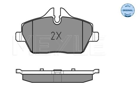 Комплект гальмівних колодок BMW 2, BMW 1, MEYLE (0252391517)