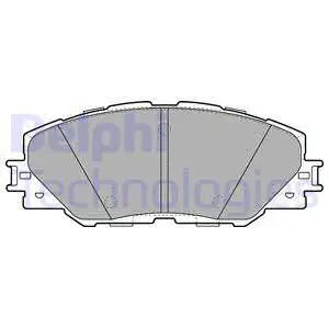 Комплект гальмівних колодок LEXUS HS, TOYOTA PRIUS, TOYOTA RAV4, DELPHI (LP2003)