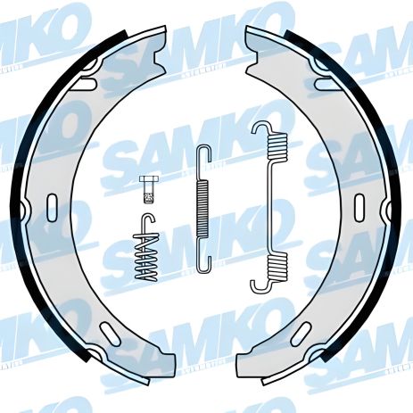 Гальмівні колодки стоянки CHRYSLER CROSSFIRE, PORSCHE BOXSTER, MB 124, SAMKO (84729) Гальмівні колодки стоянки CHRYSLER CROSSFIRE, PORSCHE BOXSTER, MB 124, SAMKO (84729)