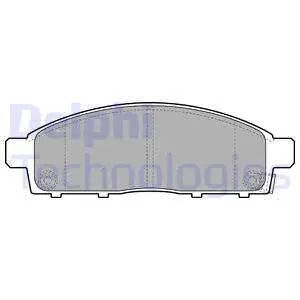 Комплект тормозных колодок NISSAN NV200, MITSUBISHI PAJERO, DELPHI (LP2074)