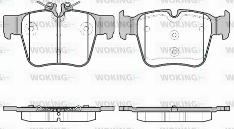 Комплект гальмівних колодок MB GLC, MB C-CLASS, WOKING (P1797300)