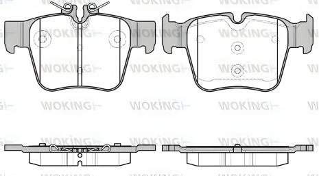 Тормозные колодки для MB GLC, MB C-CLASS, WOKING (P1797300)