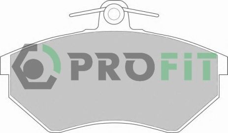 Комплект гальмівних колодок SEAT INCA, VW CORRADO, AUDI COUPE, PROFIT (50000774)