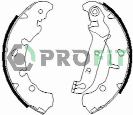 Комплект гальмівних колодок MAZDA 2, FORD FIESTA, FORD FUSION, PROFIT (50010635)