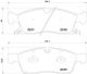 Комплект гальмівних колодок DODGE DURANGO, JEEP GRAND, BREMBO (P37017)