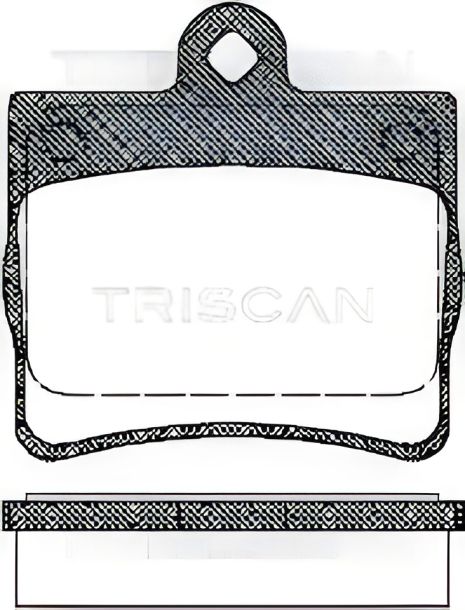 Гальмівних MB комплект колодок C-CLASS, TRISCAN (811023016)