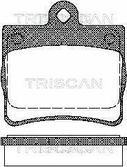 Комплект гальмівних колодок MB C-CLASS, TRISCAN (811023016)
