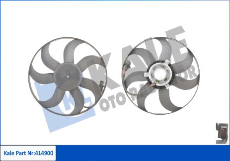 Вентилятор охлаждения радиатора SEAT IBIZA, VW POLO, SKODA FABIA, KALE OTO RADYATOR (414900)