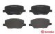 Комплект тормозных колодок ALFA ROMEO, FIAT 500X, JEEP (GAC, BREMBO (P23164)