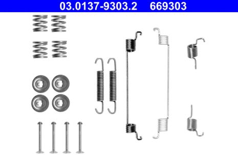 Комплектующие, тормозная колодка, FORD KA, FIAT 500, ATE (03013793032)