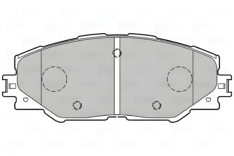 Комплект гальмівних колодок для TOYOTA AURIS, TOYOTA RAV4, TOYOTA MATRIX, VALEO (301078) Комплект гальмівних колодок для TOYOTA AURIS, TOYOTA RAV4, TOYOTA MATRIX, VALEO (301078)