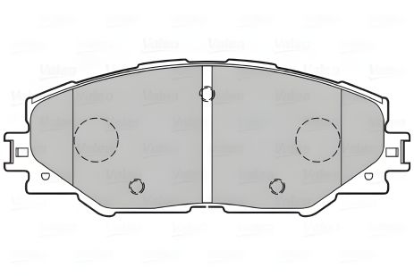 Комплект гальмівних колодок для TOYOTA AURIS, TOYOTA RAV4, TOYOTA MATRIX, VALEO (301078) Комплект гальмівних колодок для TOYOTA AURIS, TOYOTA RAV4, TOYOTA MATRIX, VALEO (301078)