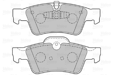 Комплект тормозных колодок MB S-CLASS, MB GL-CLASS, MB R-CLASS, VALEO (301802)