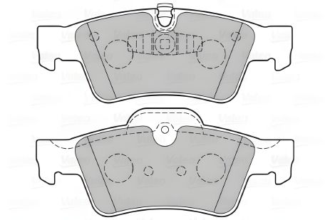 Комплект тормозных колодок для MB S-CLASS, MB GL-CLASS, MB R-CLASS, VALEO (301802)