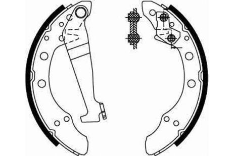 Комплект гальмівних колодок CHERY FENGYUN, SEAT TOLEDO, VW JETTA, TRW (GS8092) Комплект гальмівних колодок CHERY FENGYUN, SEAT TOLEDO, VW JETTA, TRW (GS8092)