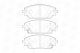 Комплект тормозных колодок MAZDA CX-30, колодок MAZDA 3 (CHAMPION 573611CH)