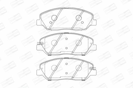 Комплект тормозных колодок KIA SORENTO, SSANGYONG KORANDO, HYUNDAI GRAND, CHAMPION (572607CH)
