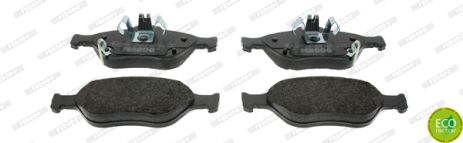 Комплект тормозных колодок DAIHATSU CHARADE, TOYOTA YARIS, TOYOTA VERSO, FERODO (FDB1890)
