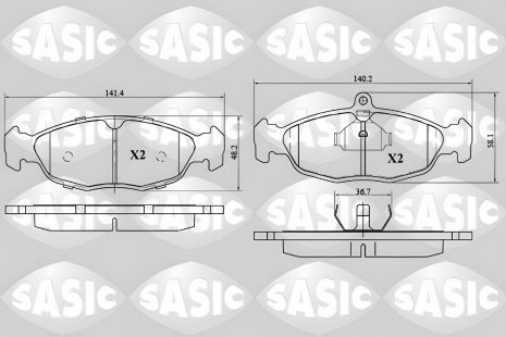 Гальмівних колодок комплект DAEWOO LANOS, OPEL ASTRA, OPEL VECTRA, SASIC (6216029) Гальмівних колодок комплект DAEWOO LANOS, OPEL ASTRA, OPEL VECTRA, SASIC (6216029)