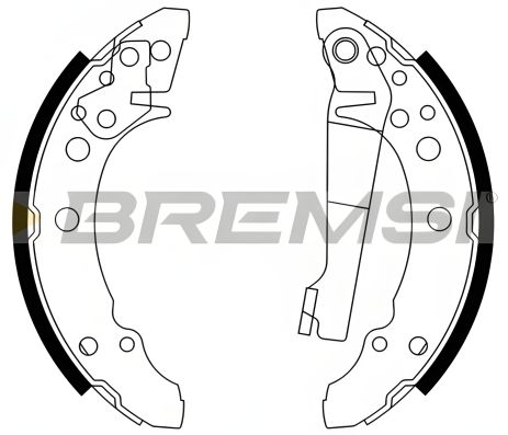 Комплект тормозных колодок FORD TRANSIT, SEAT CORDOBA, AUDI A2, BREMSI (GF0016) Комплект тормозных колодок FORD TRANSIT, SEAT CORDOBA, AUDI A2, BREMSI (GF0016)