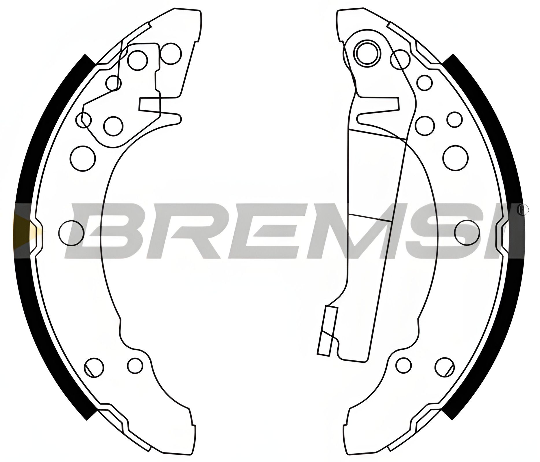 Комплект гальмівних колодок FORD TRANSIT, SEAT CORDOBA, AUDI A2, BREMSI (GF0016) Комплект гальмівних колодок FORD TRANSIT, SEAT CORDOBA, AUDI A2, BREMSI (GF0016)