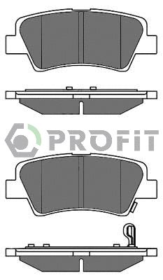 Комплект тормозных колодок SSANGYONG KORANDO, HYUNDAI SONATA, KIA SOUL, PROFIT (50002023)