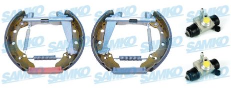 Комплект гальмівних колодок VW POLO, SKODA E-CITIGO, SEAT Mii, SAMKO (KEG407)