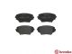 Комплект гальмівних колодок TOYOTA RAV4, BREMBO (P83055)