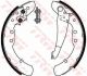Комплект гальмівних колодок SEAT INCA, HONGQI MINGSHI, VW CADDY, TRW (GS8544)