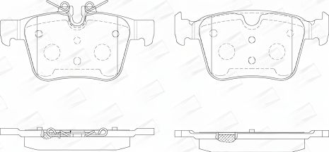 Колодок комплект гальмівних CHAMPION (573772CH), POLESTAR POLESTAR, JAGUAR XE, VOLVO XC90 Колодок комплект гальмівних CHAMPION (573772CH), POLESTAR POLESTAR, JAGUAR XE, VOLVO XC90